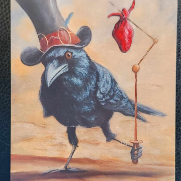 Mr Crowk the Hobo Crow